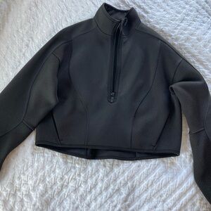 Lululemon Mixed Fabric Half-Zip Pullover